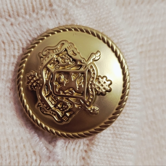 NWT J. Crew Giselle Cream Button-Up Women's Cardigan Sweater | Size Large - Picture 3 of 6